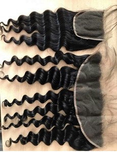 Nous avons 100% cheveux humains bruts Hd Lace Frontal très épais et sains au prix d'usine en gros - Product Image 5