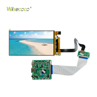 Modul Layar LCD TFT IPS MIPI 60 Pin 2K 1440*2560 6,3 Inci Kustom untuk Printer 3D Panel Layar LCD 6,3 Inci