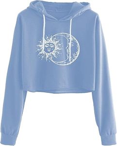 Sweat-shirt à manches longues en coton avec logo personnalisé de haute qualité, haut court pour femme, sweat-shirt à capuche tendance, best-seller, nouveau modèle - Product Image 6