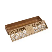 Porte-encens fait à la main et boîte de brûleur en bois boîte de bâtons d'encens en bois de fournisseur indien à prix de gros