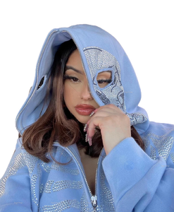 Sudadera con capucha transpirable de gran tamaño Y2K para mujer de alta calidad con patrón 3D, cuello con capucha de moda, logotipo personalizado, precio al por mayor - Product Image 1