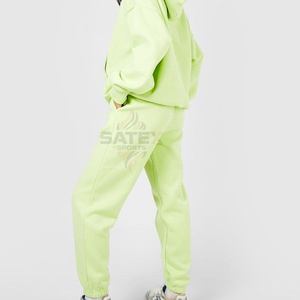 Chándal de Invierno Personalizado para Mujer, Talla Grande, con Capucha, Estilo Urbano, Informal, para Exteriores, 100% Algodón Ecológico - Product Image 4