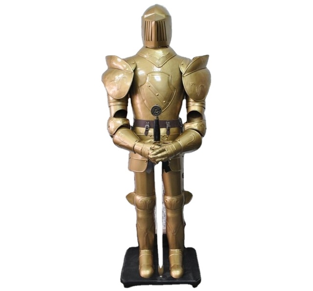 Medieval Full Knight Suit of Armor Collectible Wearable Costume