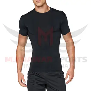 2024 Private Label Compression Shirts for Mens T Shirt Long Sleeves Top Fit Quick Dry T-shirts Cheap Price Pakistan