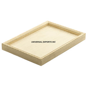 Bandeja de Servir Rectangular de Madera Natural, Sostenible, Decorativa, Multifuncional, Duradera, Hecha a Mano, Clásica y Elegante - Product Image 4