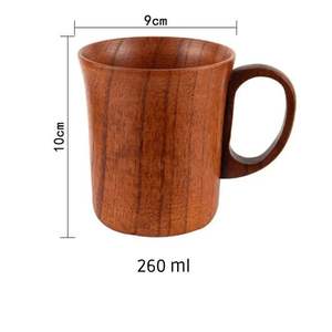 Taza de Madera Hecha a Mano Más Vendida, Taza de Madera Natural Portátil para Café, Té y Leche, Disponible para la Venta desde India - Product Image 1