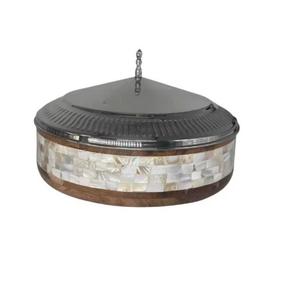 Réchauffeur de nourriture avec support en treillis métallique Casseroles de haute qualité pour servir des aliments faits à la main Hotpot en métal pour les mariages et les fêtes - Product Image 6