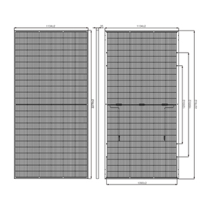 <span class=keywords><strong>UL</strong></span>/FCC承認560W/570W/580W TOPCon Bifacial N型ソーラーモジュールHjt MONO家庭用エネルギー貯蔵システム用ソーラーパネル - Product Image 5