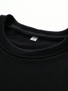 Sudadera de algodón con mangas raglán para hombre, Sudadera de cuello redondo contrastante a la moda, adecuada para Otoño e Invierno - Product Image 5