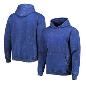 Sweats à capuche pour hommes détresse 100% coton polaire personnalisé graphique imprimé logo surdimensionné pull à épaules tombantes Streetwear - Product Image 6