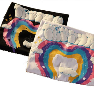 Services OEM à bas prix T-shirts à impression bouffante pour hommes Dernier style de t-shirts à impression bouffante pour hommes à conception personnalisée - Product Image 4