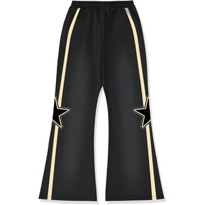 กางเกงยีนส์ทรงพอดีตัวสำหรับผู้ชายกางเกงยีนส์ขาตรงมีรอยขาดทรงสกินนี่แนวลำลองมีสไตล์ทันสมัย - Product Image 2