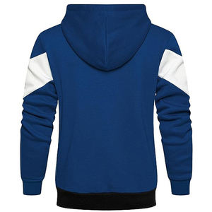 Nuevo Jersey informal con capucha para hombre, sudaderas con capucha lisas de algodón 100% con cremallera pesada para la temporada de invierno - Product Image 6