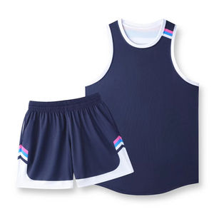 Ensemble short et maillot de basket-ball pour garçons, uniforme d'équipe jeunesse, tenue réversible personnalisée, kit d'entraînement pour hommes - Product Image 1