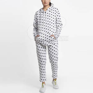 Chándal de mujer con capucha y pantalones para correr, traje de Fitness, ropa deportiva informal, chándal cómodo para mujer - Product Image 1