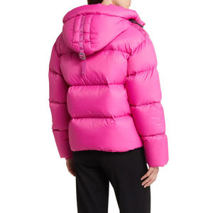 2025 Women's Stylish Winter Bubble Jacket Custom Embroidered Logo Breathable Knitted Cotton Waterproof Eco-Friendly OEM Service - Product Image 3