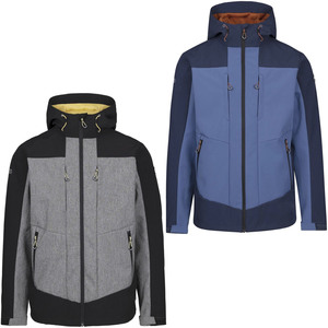 Blazer Softshell con acabado mate, listo para la oficina, listo para la aventura, con solapa de tormenta oculta y bolsillos interiores hechos en Pakistán - Product Image 1