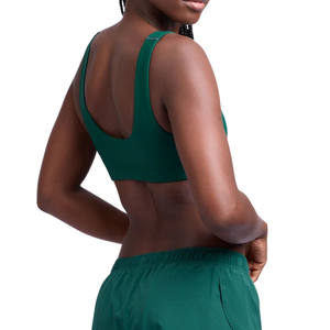 Custom Wholesale Women Hot Sale Seamless Ribbed <b>Sports</b> <b>Bra</b> & Shorts Set High Quality Stretch Yoga & Pilates 2 Piece Set - Product Image 5