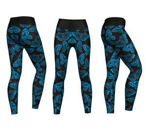 Custom Logo <b>High</b> Waist 3D Digital Print Soft Premium Knitted Fabric Seamless Breathable Quick Dry Casual Workout Yoga <b>Tights</b> - Product Image 2