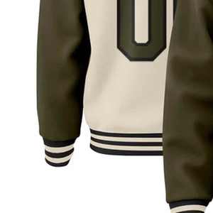 Chaquetas Deportivas con Capucha para Hombre al por Mayor OEM/ODM, Chaqueta Varsity Casual Bordada Resistente al Viento para Hombre - Product Image 6