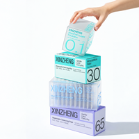 Fabricant de boîtes d'emballage cosmétique XINZHENG, boîte cadeau personnalisée pour soins de la peau avec fenêtre transparente pour les produits de sérum et de crème