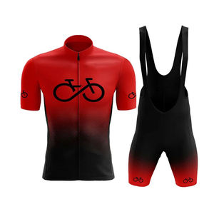 Ensembles d'uniformes de cyclisme sublimés personnalisés, nouveau design de motif, respirant, séchage rapide, unisexe adulte, fourniture OEM, équipe personnalisée 100% - Product Image 2