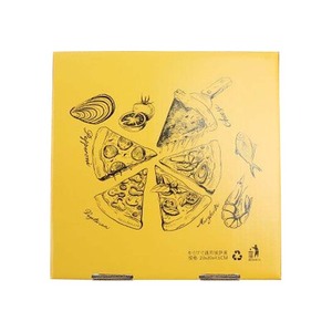 Low price Wholesale High Quality Cheap Custom Logo naiya <strong>11</strong> <strong>x</strong> <strong>11</strong> 10*<strong>50</strong> yellow and red pizza box with square - Product Image 4