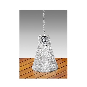 Decorative Chandelier Hanging <b>Lamps</b> Aluminum Fancy Industrial Pendant <b>Lamp</b> Living Room Modern Wholesale White Crystal & Metal - Product Image 2