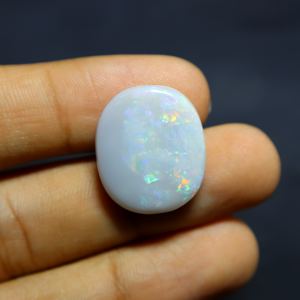 Opale australienne naturelle de 19,00 carats, cabochon, opale australienne solide, opale de Coober Pedy, pierre précieuse en vrac pour la fabrication de bijoux, 22X19X6MM - Product Image 2