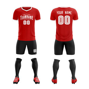 Uniformes de Fútbol para Hombre de Alta Calidad al por Mayor, 100% Poliéster, Conjuntos Personalizables con Impresión por Sublimación y Corte Automatizado para Adultos - Product Image 4