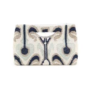 Bolso artístico bordado con asa de tela - Product Image 1