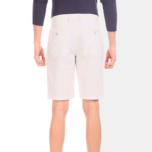 กางเกงขาสั้นลำลองสำหรับผู้ชายผ้าคอตตอนแห้งเร็วระบายอากาศได้ดีเป็นมิตรกับสิ่งแวดล้อมสไตล์สตรีทสีขาว - Product Image 4