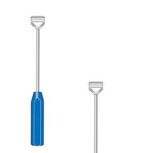 Cincel de Caja Manual Azul con Mango Suregrip de Acetal, 285mm, Acero Inoxidable Quirúrgico Reutilizable, Certificado CE, para Uso en Cirugía General - Product Image 1