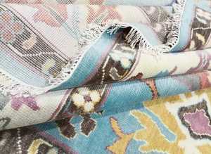 Oushak พรมโอเรียนเต็ล10 'x 14' งานแฮนด์เมดขนาดเองพรมห้องนั่งเล่นแอบสแตรกขายดีชุดพรมปูพื้น - Product Image 3