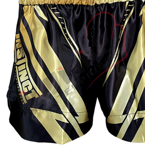 กางเกงมวยไทย MMA แบบขายส่ง สกรีนโลโก้ได้ตามต้องการ สำหรับผู้ใหญ่และเด็ก เอวกลาง ทรงสปอร์ต พร้อมลายพิมพ์ - Product Image 4
