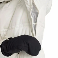 2025 personnalisé luxe alpinisme imperméable sport veste en duvet d'oie hiver randonnée en plein air hommes fourrure à capuche doudoune