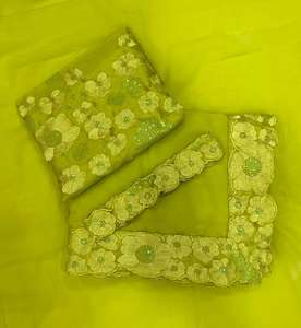 Elegante indio Bollywood elegante Saree suave Georgette tela exclusiva Sari blusa elegante Ropa Étnica última blusa de moda - Product Image 6