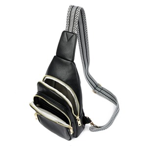 กระเป๋าหนังสะพายข้างคุณภาพสูงดีไซน์เนอร์กระเป๋าคาดลำตัวแบบคลาสสิกปรับได้สำหรับเดินทางในชีวิตประจำวัน - Product Image 4