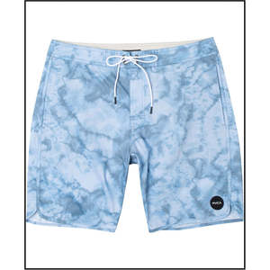 Costume da bagno RVCA Arch Floral Tie Dye blu, taglia 28 - Pantaloncini da surf - Product Image 1