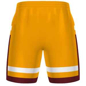 Short de basket-ball personnalisé imprimé par sublimation avec cordon de serrage à la taille tissu évacuant l'humidité pour l'entraînement sportif - Product Image 5