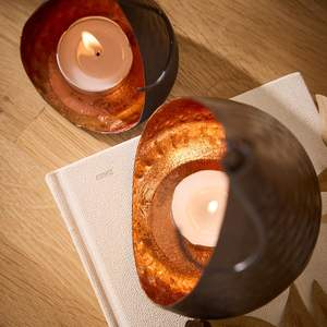 Portavelas de Cobre Colgante o Independiente para Velas de Té, Regalo de Aniversario de Bodas - Product Image 6