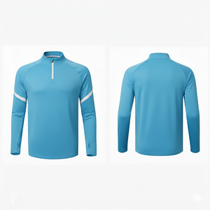 Sudadera Unisex OEM de Hurling Gaélico con Cierre de Cremallera, Elástica, de Secado Rápido, Antibacteriana, con Color Personalizado y Logotipo del Equipo - Product Image 1