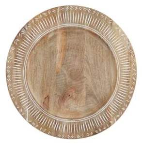 Ensemble de plateaux de service ovales en bois d'acacia, plateaux rustiques pour collations, plateaux à apéritifs, plat en bois divisé, vaisselle de cuisine, plateau de service - Product Image 2