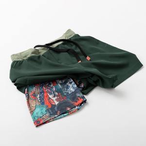 Short 2 en 1 doublé de compression sans Gi Short pour hommes Wrestling MMA BJJ Training Running Shorts Dual Layer OEM ODM Wholesale Custom Shorts - Product Image 1