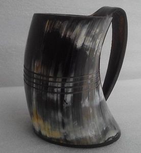 REFER MODEL VIKING DRINKING HORN WINE BEER MUGS LEAK PROOF Easy for Travel Beer Viking Drinking Mug for Christmas - Product Image 3