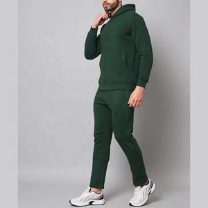 Vente en Gros Essential Regular Fit Basique Tissu Doux Décontracté Couleur Unie Jogging Coton Polyester Polaire Survêtement Hommes - Product Image 2
