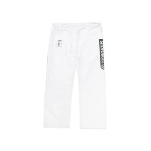 ชุดยูโดจิวยิตสูสีขาวยี่ห้อ Shoyoroll แบบ OEM ชุดบราซิลเลียนบีเจเจแบบสั่งทำพิเศษ ผลิตจากผ้าฝ้าย 100% ทอแบบเพิร์ลวีฟ - Product Image 3