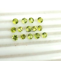 6mm péridot coupe ronde à facettes pierres précieuses en vrac perles péridot vert naturel calibré pierre pour la fabrication de bijoux au prix de gros