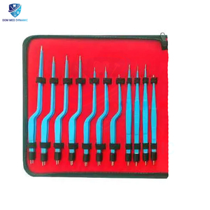 Juego de pinzas bipolares reutilizables de 20 piezas y pinzas de coagulación, instrumento quirúrgico manual con estuche de esterilización - Product Image 6