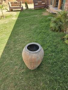 กระถางเทอร์ราคอตต้าสไตล์อินเดียโบราณทำมือ-ของตกแต่งบ้านแบบชนบทสำหรับสวนห้องครัวและการตกแต่งในร่ม - Product Image 4